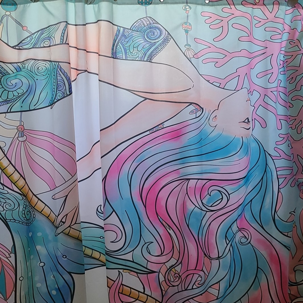 MERMAID SHOWER CURTAIN